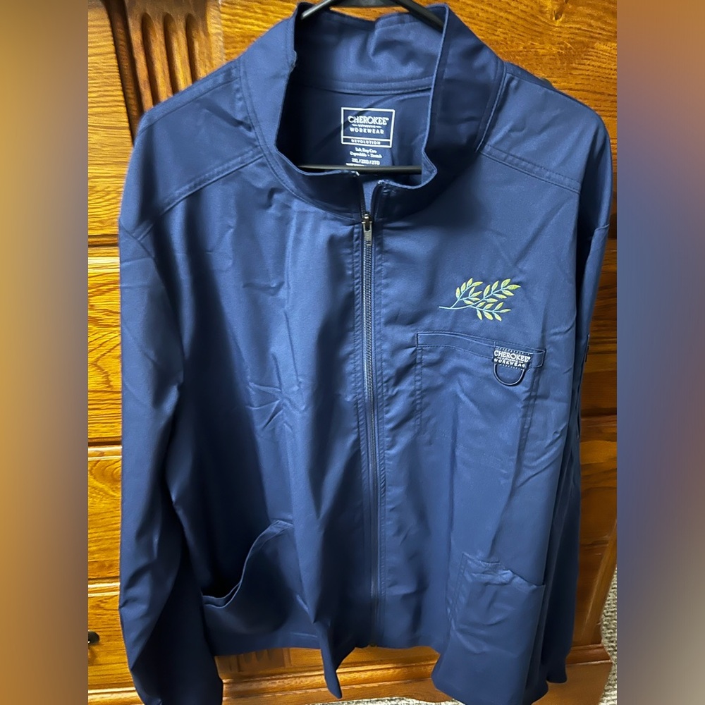 Mens Cherokee Workwear Scrub Jacket